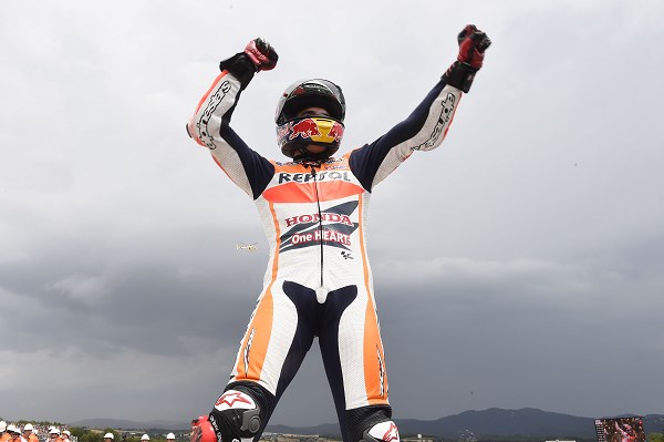 Marc Marquez champion du monde MotoGP 2014. 