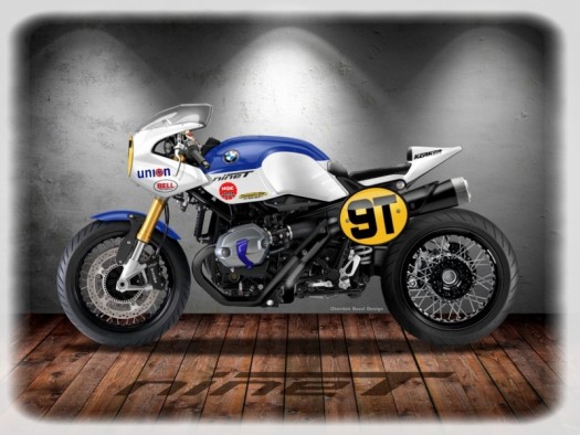 Concept moto : Oberdan Bezzi revisite la BMW R nineT