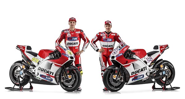 MotoGP : Ducati présente sa nouvelle Desmocedici et ses deux pilotes officiels. 