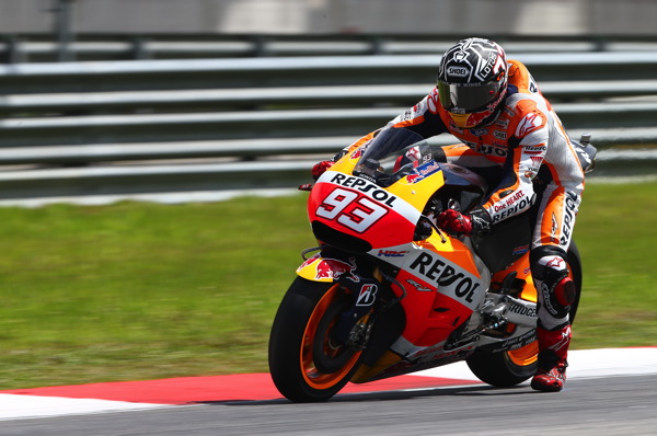 Marc Marquez domine la 3e et dernière journée de test MotoGP sur le circuit de Sepang, Malaisie. 