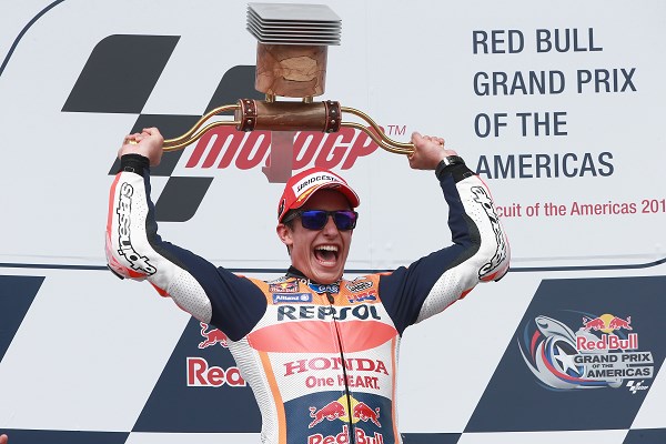 Marc Marquez vainqueur du Grand Prix MotoGP des Amériques, Austin.