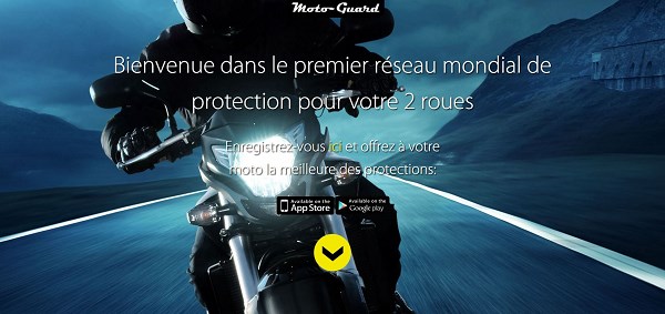 Moto-Guard, l'appli alerte enlèvement pour moto