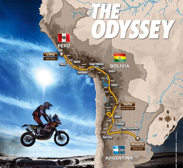 Découvrez toutes les villes étapes du Dakar 2016