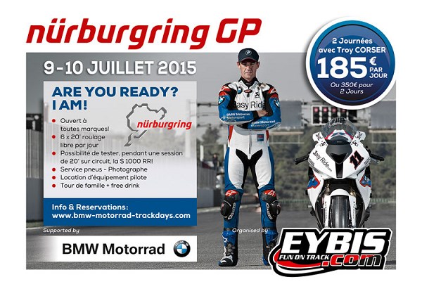 BMW Track days 9 et 10 juillet au Nürburgring, des places encore disponibles 