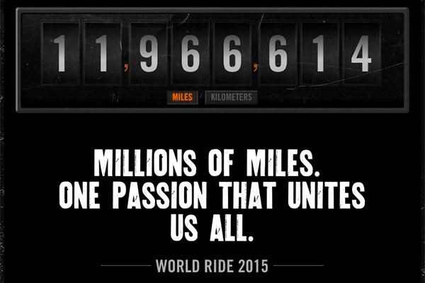Le Harley-Davidson World Ride atteint plus de 19 millions de km parcourus !