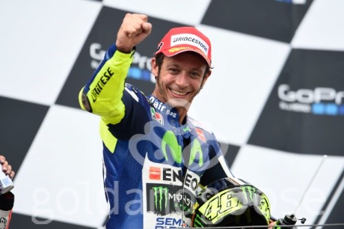 Rossi 3e au GP d'Allemagne (Photo Gold and Goose)