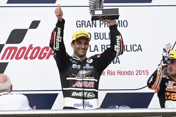 Johann Zarco vainqueur du Grand Prix Moto2 d'Argentine