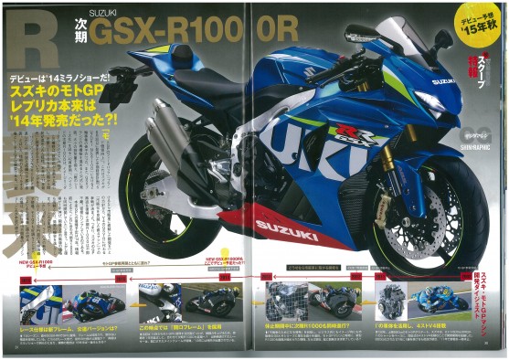 La future Suzuki GSX-R 1000 selon le magazine Young Machine