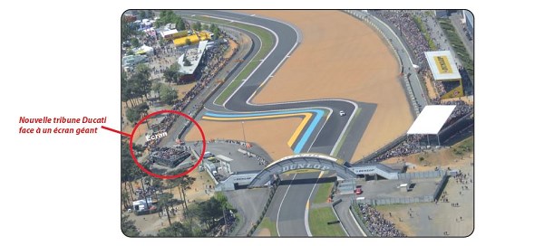 Grand Prix MotoGP de France : une nouvelle tribune créée sur un emplacement inédit