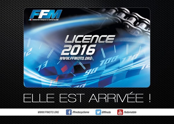 FFM : les licences pour la saison 2016 de moto sont disponibles !